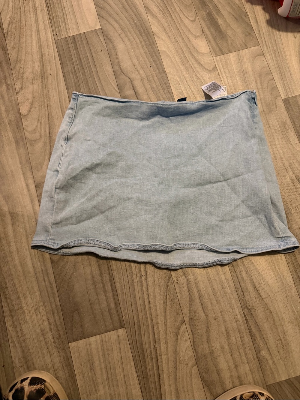 American Eagle Outfitters Light Blue Denim Mini Skirt